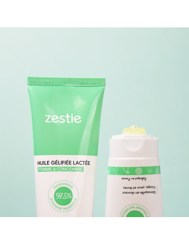 Huile gélifiée lactée Pomme-Concombre 125 ml