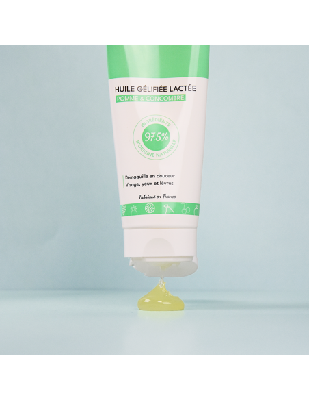Huile gélifiée lactée Pomme-Concombre 125 ml