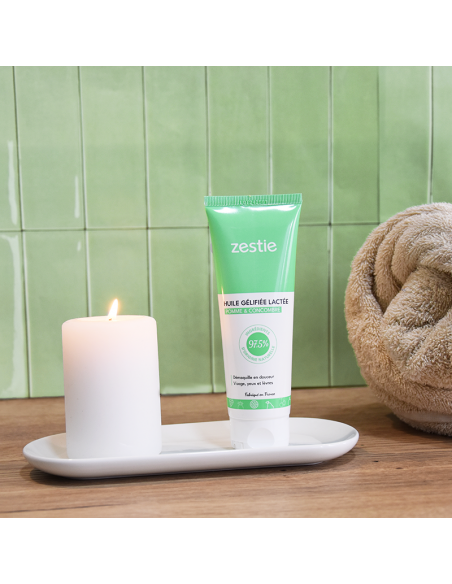 Huile gélifiée lactée Pomme-Concombre 125 ml