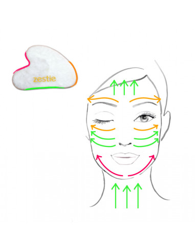 GUA SHA Pierre de jade 100% naturelle