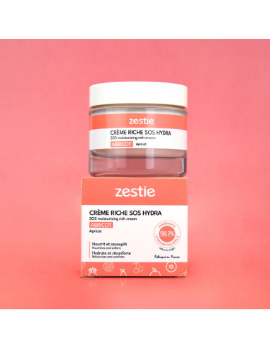 Crème riche SOS hydra – Abricot