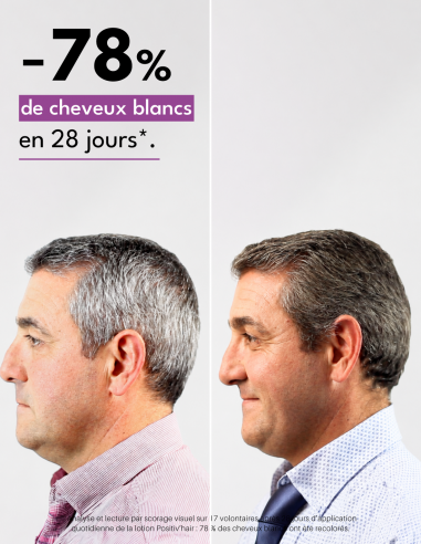 Positiv'hair Lotion Ultra - Cheveux châtain...
